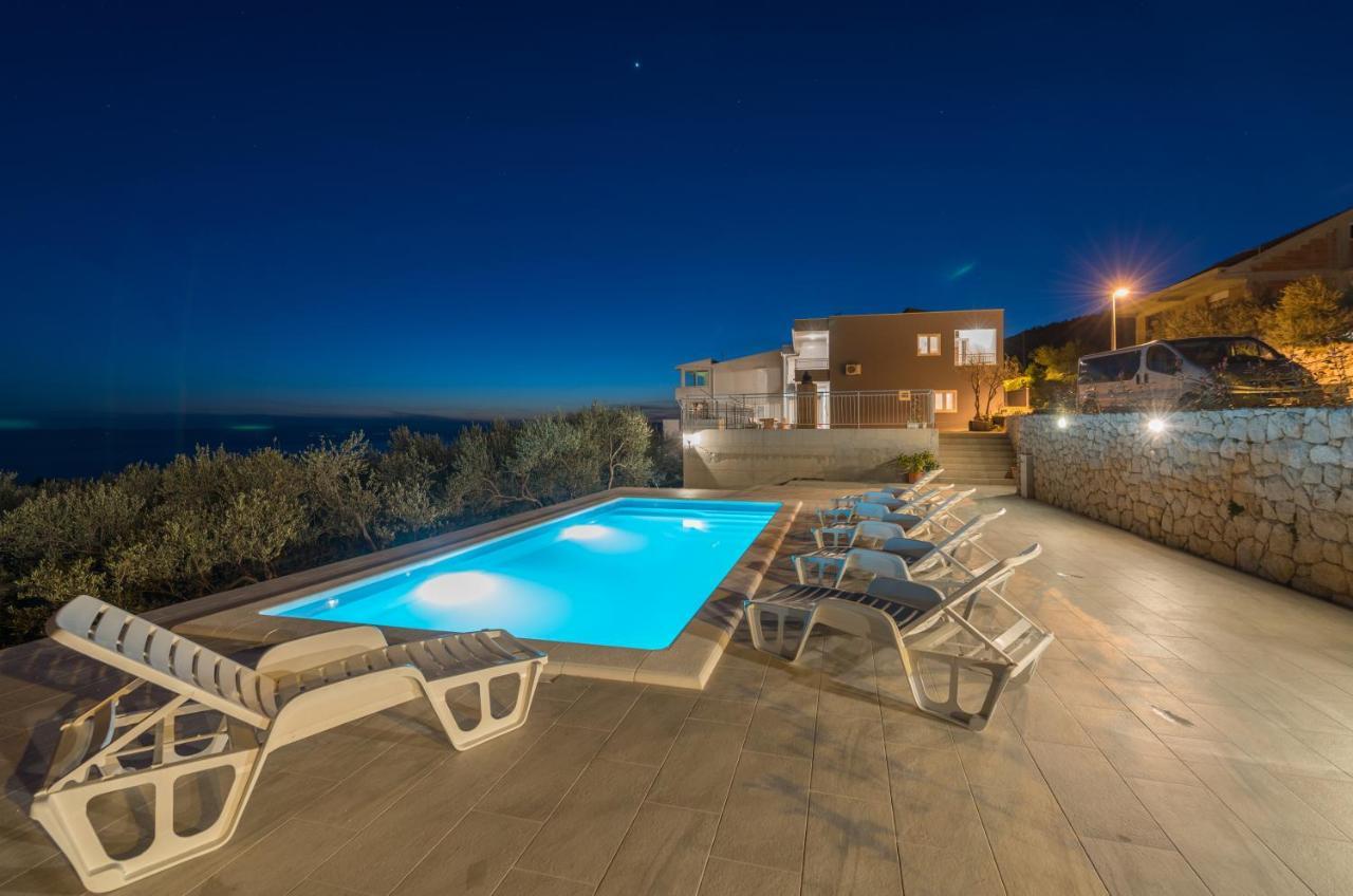מאקרסקה Villa Violeta With Amazing Sea View מראה חיצוני תמונה