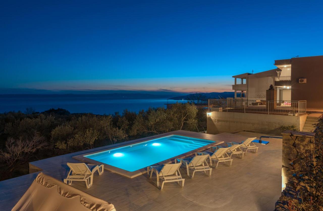 מאקרסקה Villa Violeta With Amazing Sea View מראה חיצוני תמונה